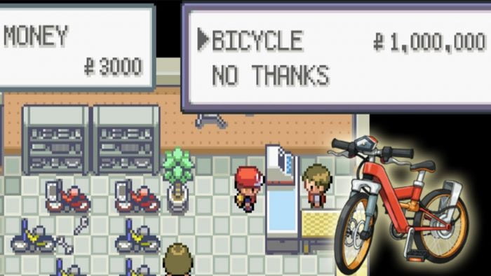 Pokemon Fire Red tricks bicycle items