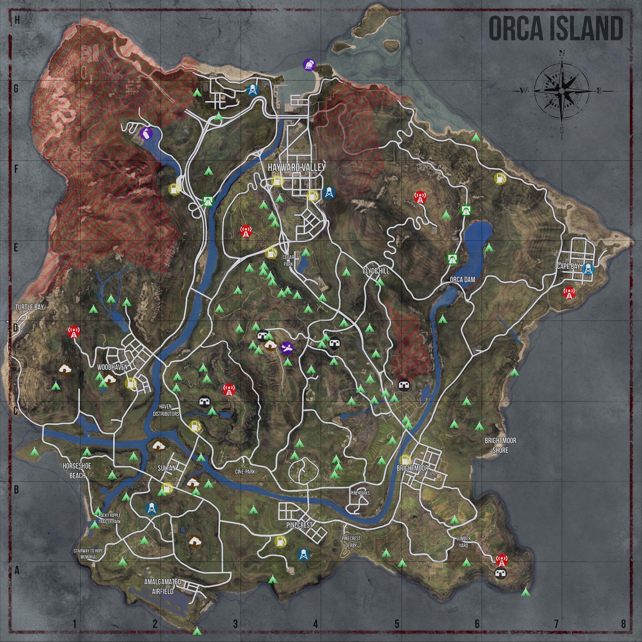 Miscreated Map - Tents